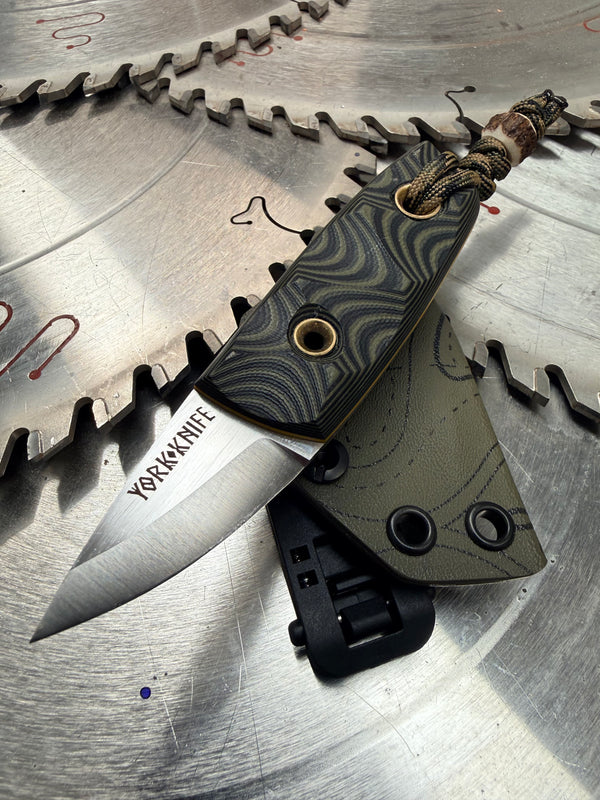Acorn Neck Knife Topographic G10