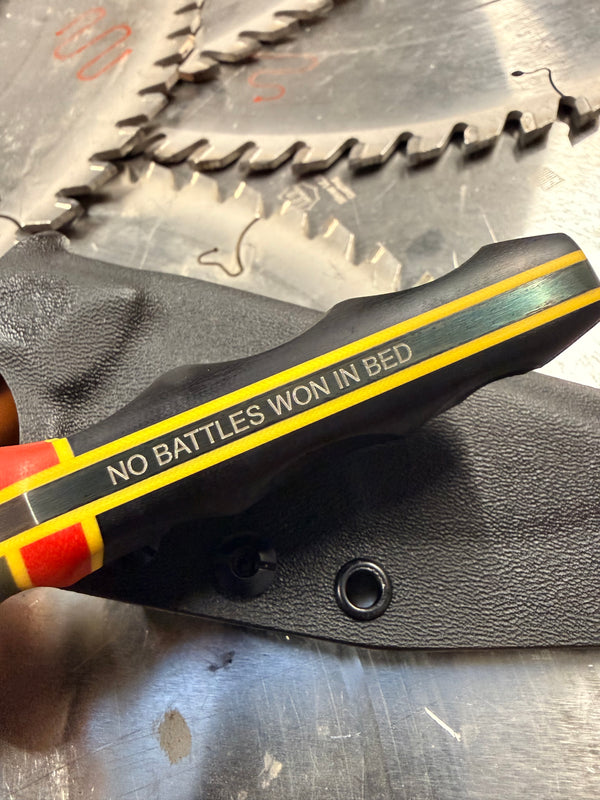 Raider “No battles won in bed”