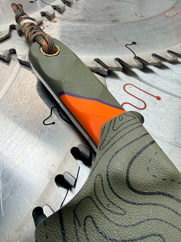 Muninn V2 Neck Knife G10 sabre grind