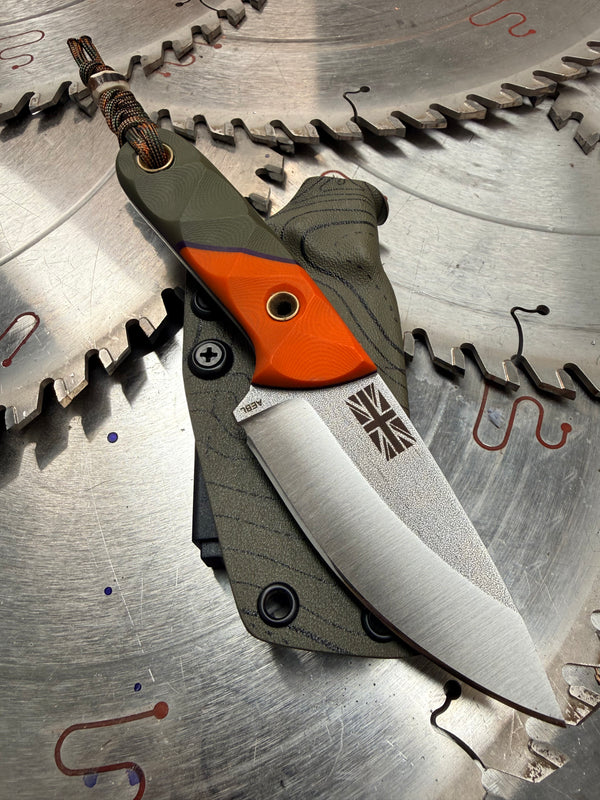Muninn V2 Neck Knife G10 sabre grind