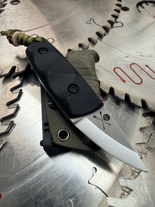 Acorn Neck Knife Topographic G10