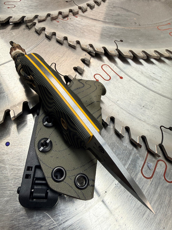 Acorn Neck Knife Topographic G10