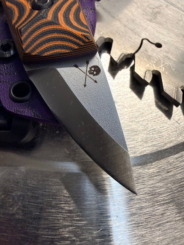 Acorn Neck Knife Topographic G10