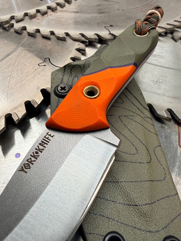 Muninn V2 Neck Knife G10 sabre grind