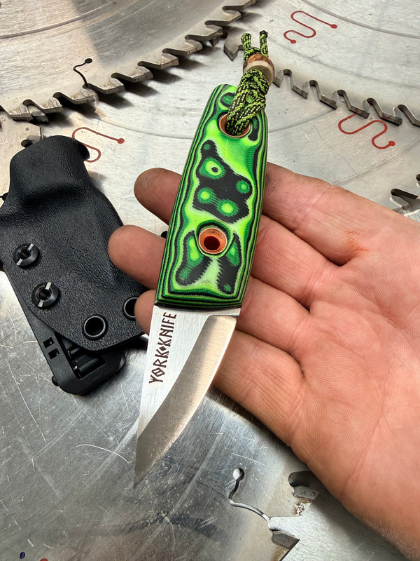 Acorn Neck Knife Toxic Micarta
