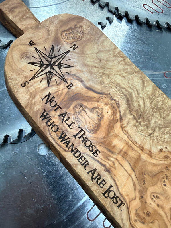 Olive Wood Charcuterie Board “Wander”