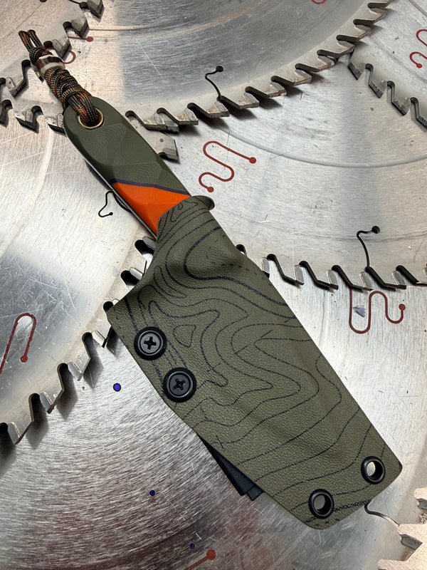Muninn V2 Neck Knife G10 sabre grind