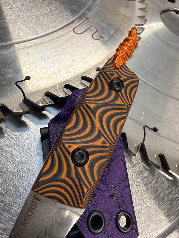 Acorn Neck Knife Topographic G10