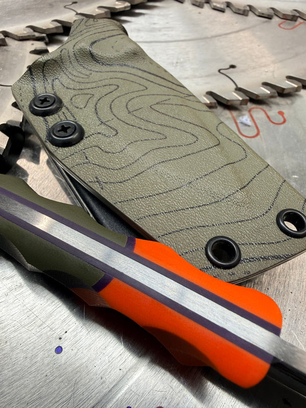 Muninn V2 Neck Knife G10 sabre grind