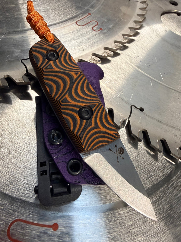 Acorn Neck Knife Topographic G10