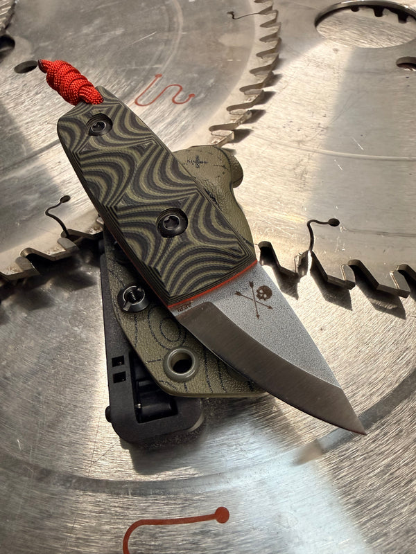 Acorn Neck Knife Topographic G10