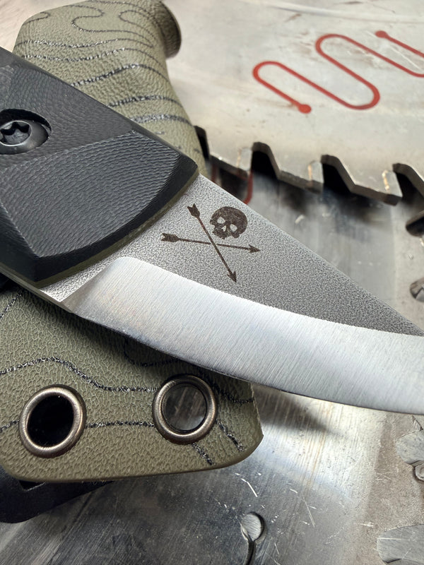 Acorn Neck Knife Topographic G10