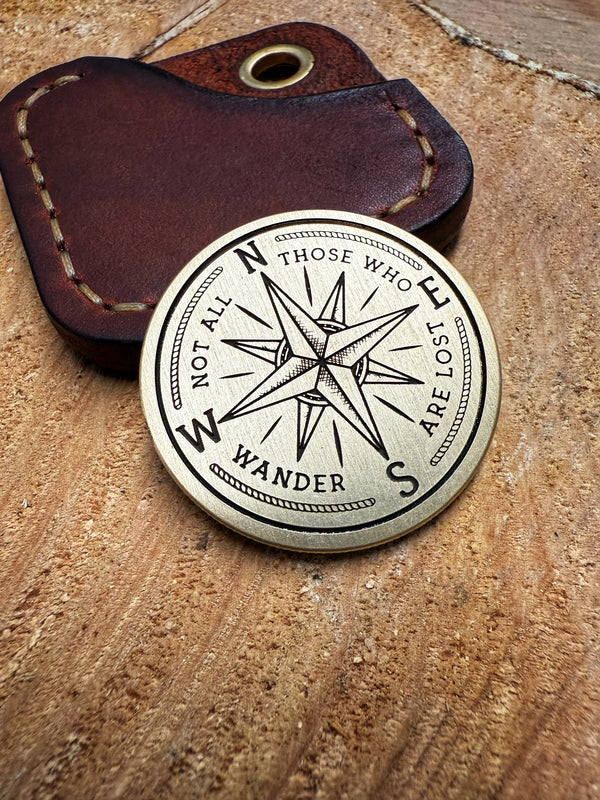 “Not all those who wander are lost” Morale Coins