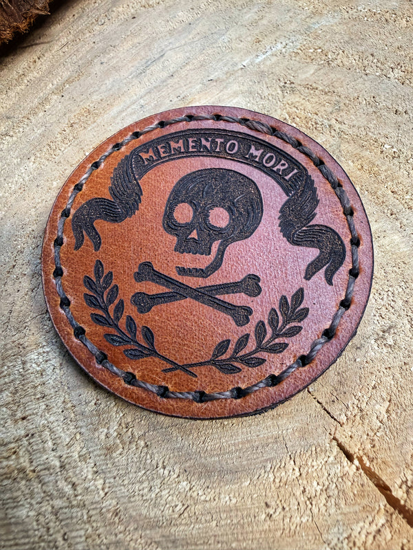 Memento Mori Leather Patch