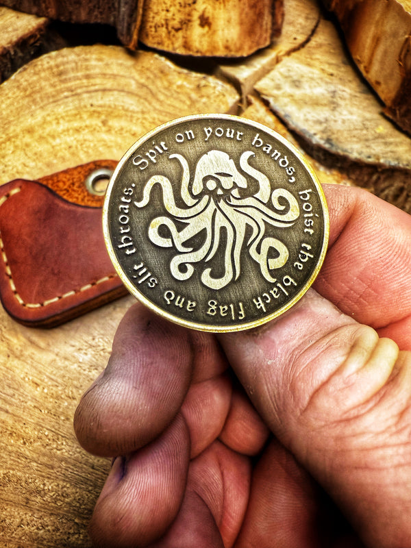 Davey Jones Locker Morale Coin