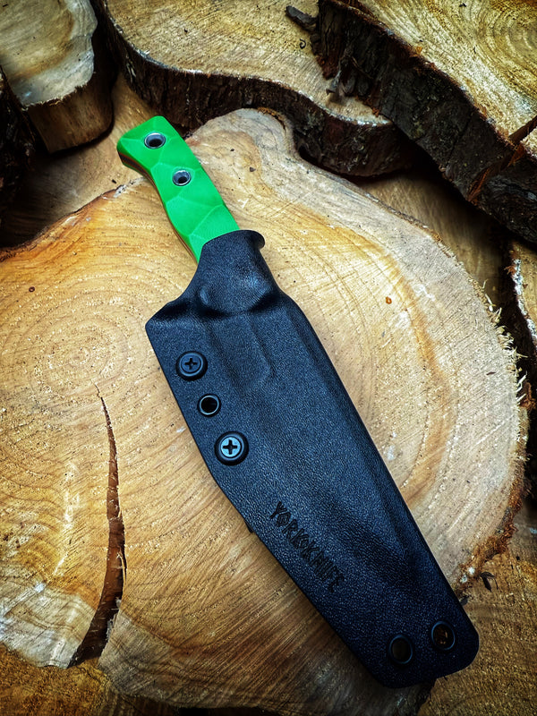 Loki Bushcraft Knife G10 Toxic