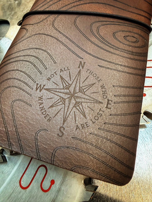 Leather Journal Brown Large