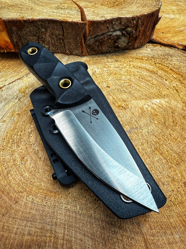 Muninn V2 Neck Knife G10 sabre grind