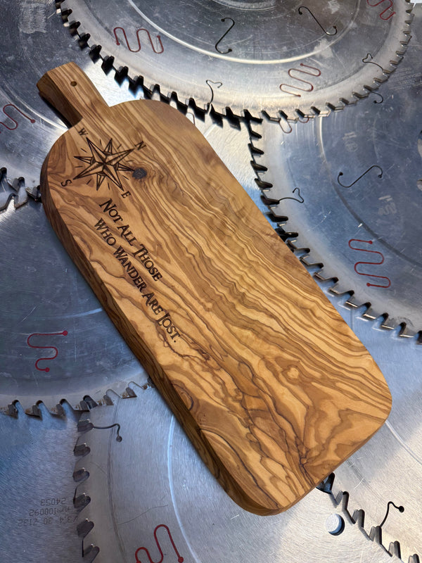 Olive Wood Charcuterie Board Wander