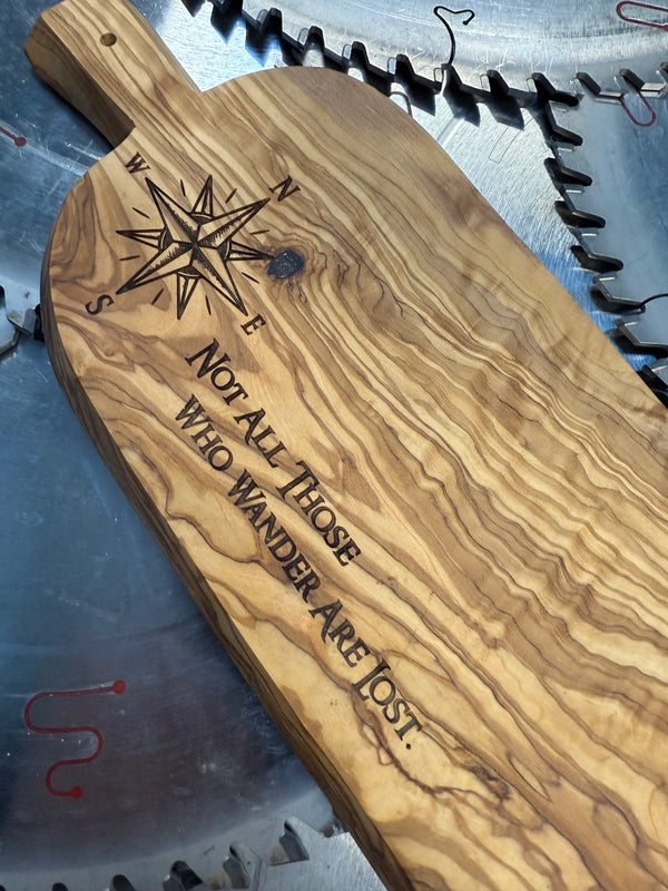 Olive Wood Charcuterie Board Wander