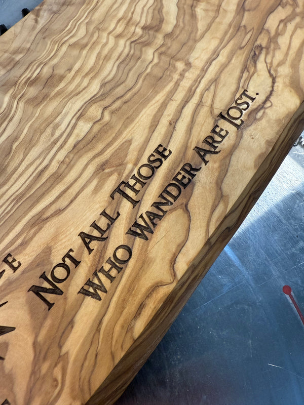 Olive Wood Charcuterie Board Wander