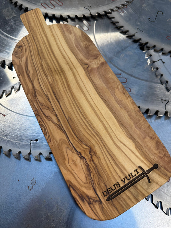 Olive Wood Charcuterie Board Crusader