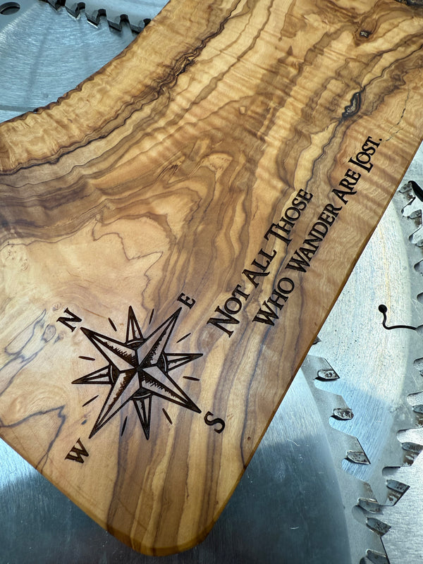 Olive Wood Charcuterie Board Wander