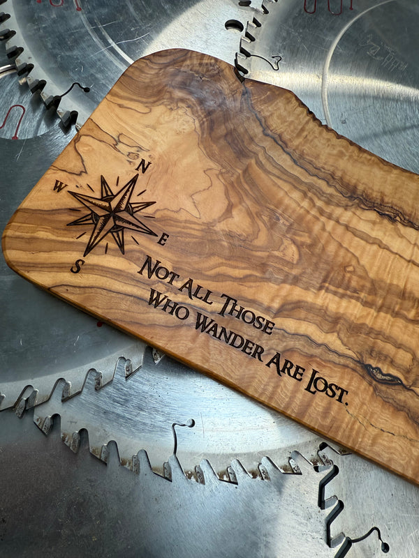 Olive Wood Charcuterie Board Wander