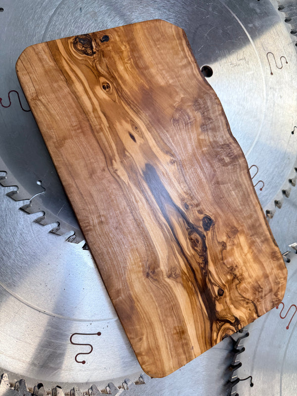 Olive Wood Charcuterie Board “Find your Soul”