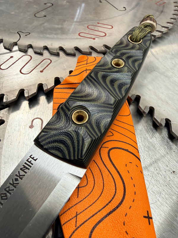 Ratatoskr Puuko G10 Olive Topographical