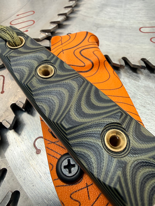Ratatoskr Puuko G10 Olive Topographical