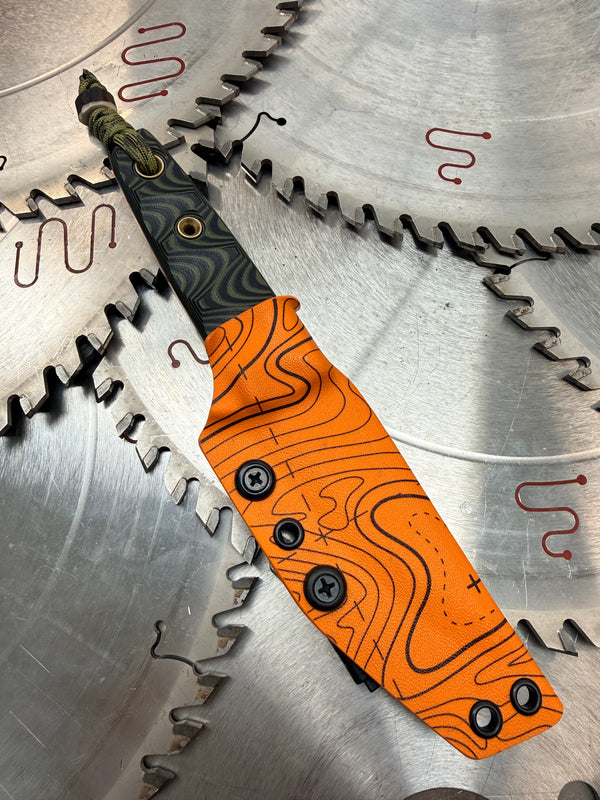 Ratatoskr Puuko G10 Olive Topographical